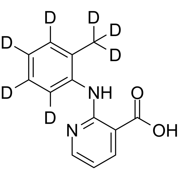 Dechloro Chlonixin-d7 Chemical Structure Dechloro Chlonixin-d7