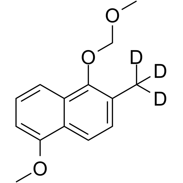 5-Methoxy-1-(methoxymethoxy)-2-methyl-naphthalene-d3 Chemical Structure 5-Methoxy-1-(methoxymethoxy)-2-methyl-naphthalene-d3