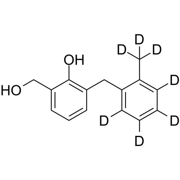 3-(2-Methylbenzyl) Saligenin-d7 Chemical Structure 3-(2-Methylbenzyl) Saligenin-d7