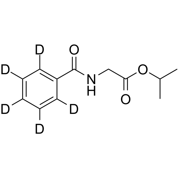 Isopropyl hippurate-d5 Chemical Structure Isopropyl hippurate-d5