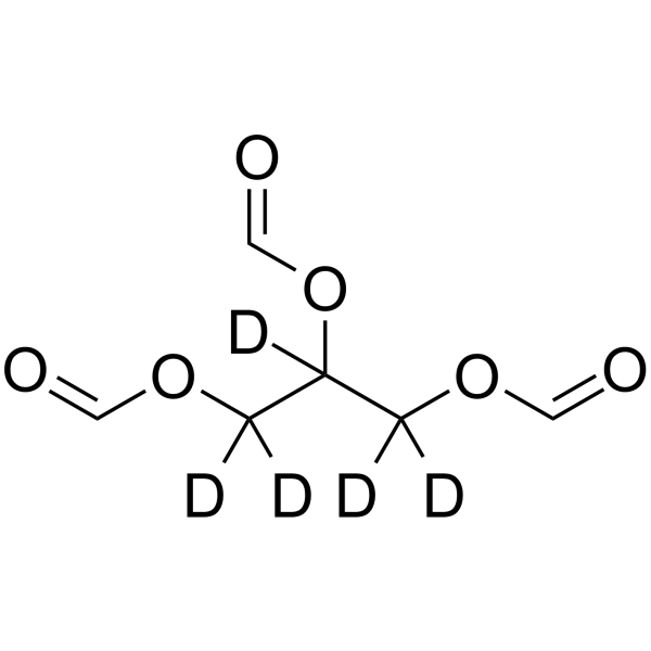 Glycerol triformate-d5 Chemical Structure Glycerol triformate-d5