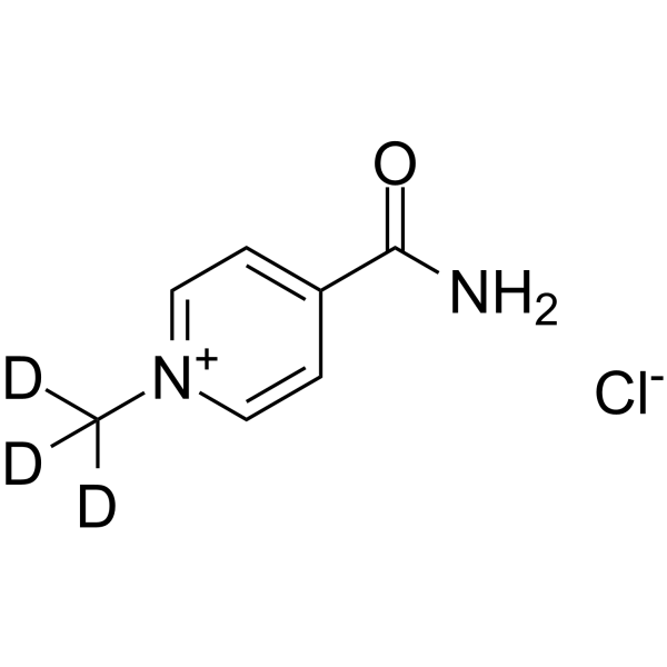 1-Methyl isonicotinamide-d3 chloride Chemical Structure 1-Methyl isonicotinamide-d3 chloride