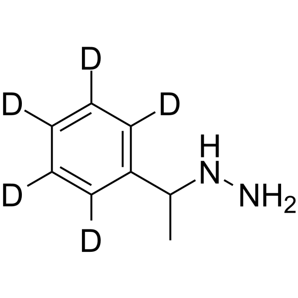 Mebanazine-d5 Chemical Structure Mebanazine-d5