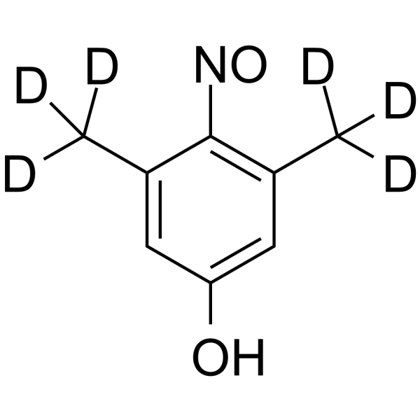 4-Nitroso-3,5-xylenol-d6 Chemical Structure 4-Nitroso-3,5-xylenol-d6
