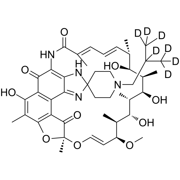 25-O-Deacetyl rifabutin-d7