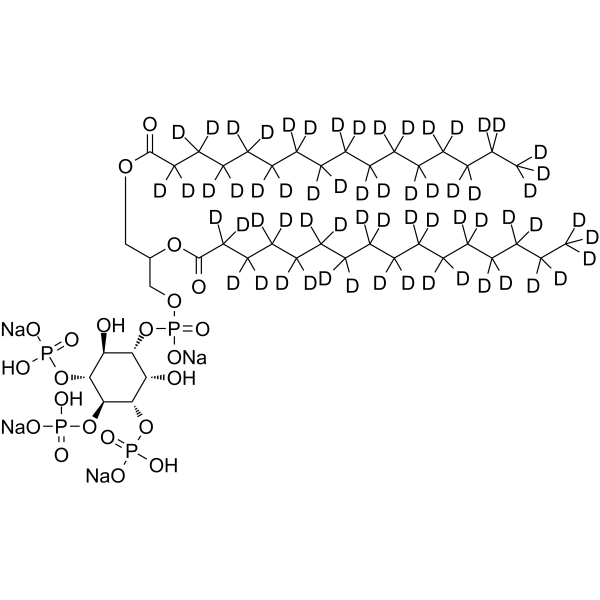 DPPI-3,4,5-P3-d62 sodium Chemical Structure DPPI-3,4,5-P3-d62 sodium