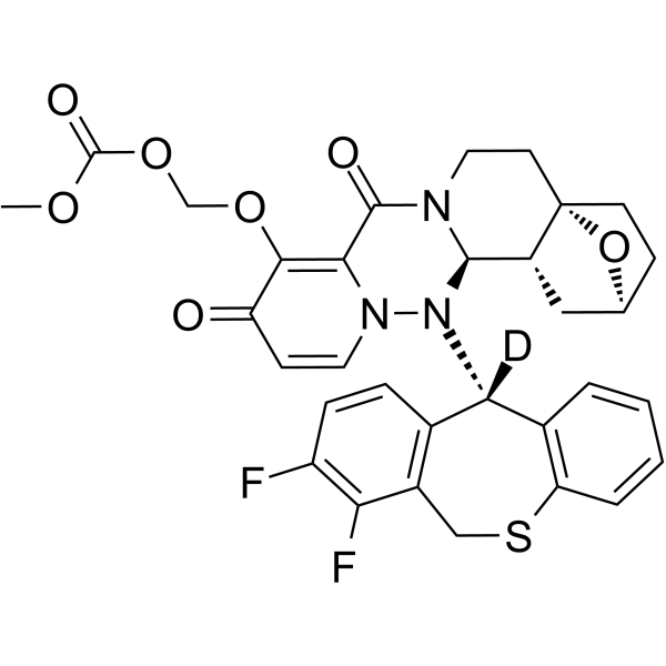 Cap-dependent endonuclease-IN-18 Chemical Structure Cap-dependent endonuclease-IN-18