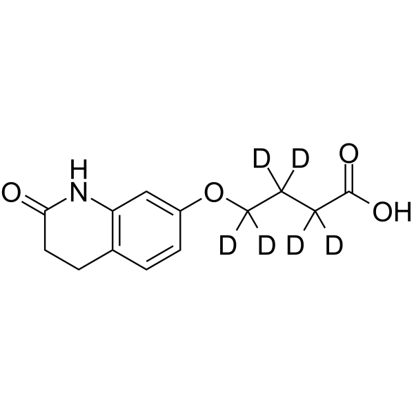 Aripiprazole metabolite-d6 Chemical Structure Aripiprazole metabolite-d6