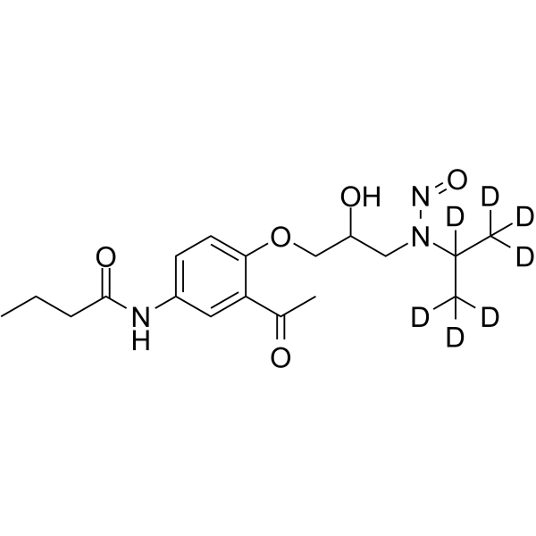 N-Nitroso-Acebutolol-d7 Chemical Structure N-Nitroso-Acebutolol-d7