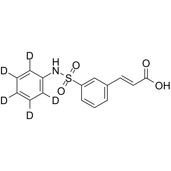 Belinostat acid-d5 Chemical Structure Belinostat acid-d5
