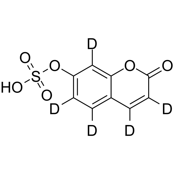 7-Hydroxycoumarin sulfate-d5