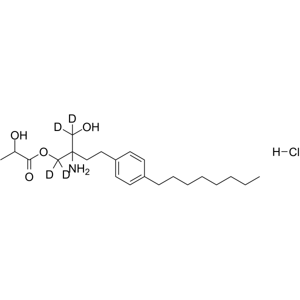 Fingolimod Mono-lactate-d4 hydrochloride