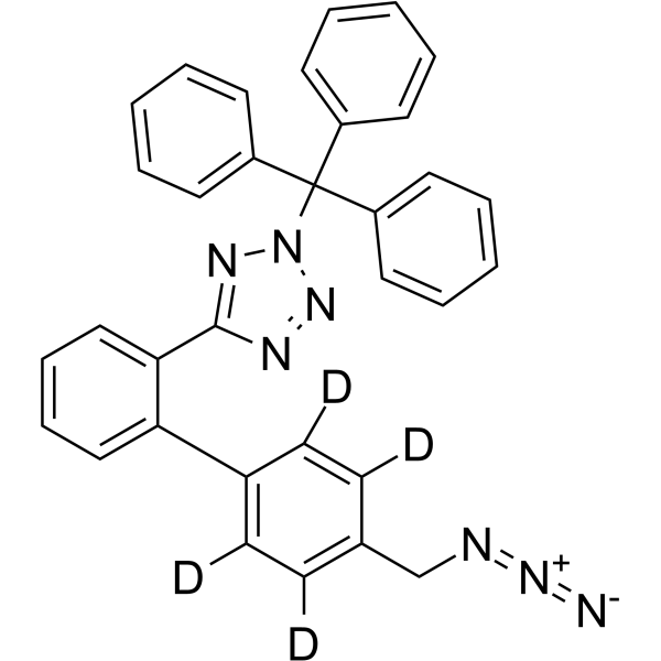 Irbesartan impurity 20-d4 Chemical Structure Irbesartan impurity 20-d4