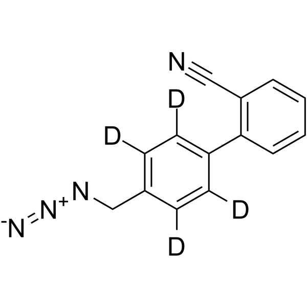 Irbesartan impurity 14-d4 Chemical Structure Irbesartan impurity 14-d4