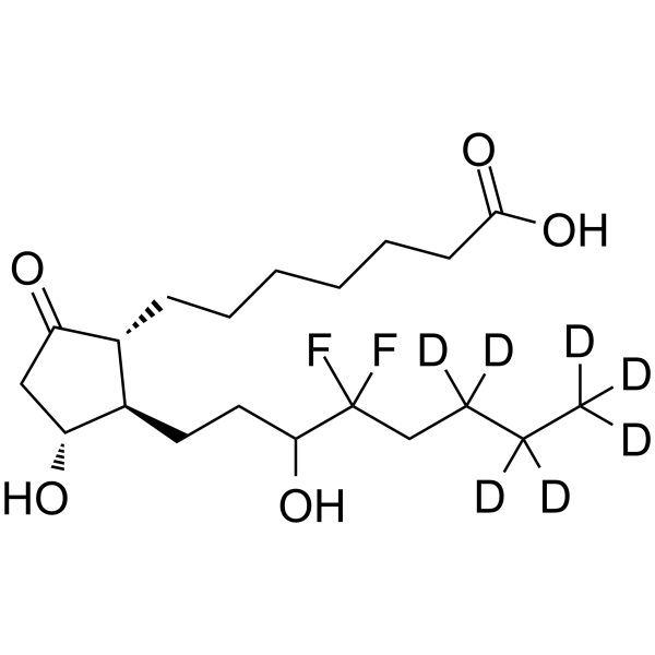 15-Hydroxy Lubiprostone-d7 Chemical Structure 15-Hydroxy Lubiprostone-d7