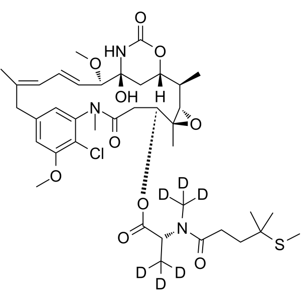 Maytansinoid DM4 impurity 5-d6 Chemical Structure Maytansinoid DM4 impurity 5-d6
