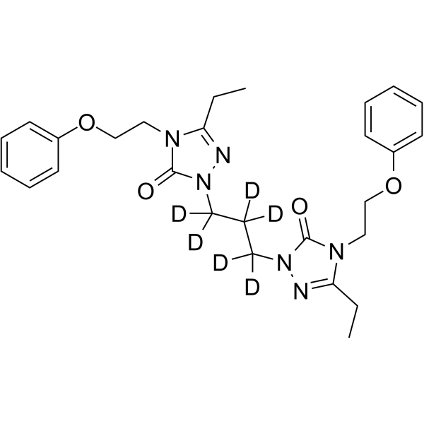 Nefazodone impurity 3-d6 Chemical Structure Nefazodone impurity 3-d6