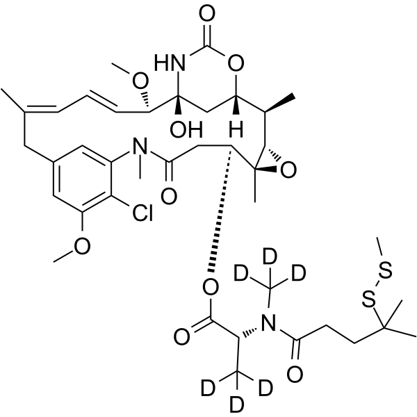 Maytansinoid DM4 impurity 2-d6 Chemical Structure Maytansinoid DM4 impurity 2-d6