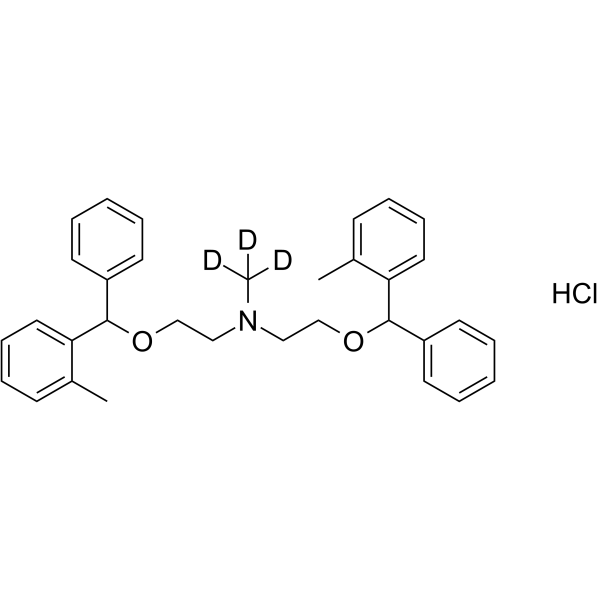 Orphenadrine impurity 6-d3 hydrochloride Chemical Structure Orphenadrine impurity 6-d3 hydrochloride