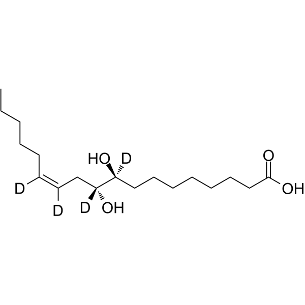 (±)9(10)-DiHOME-d4 Chemical Structure (±)9(10)-DiHOME-d4