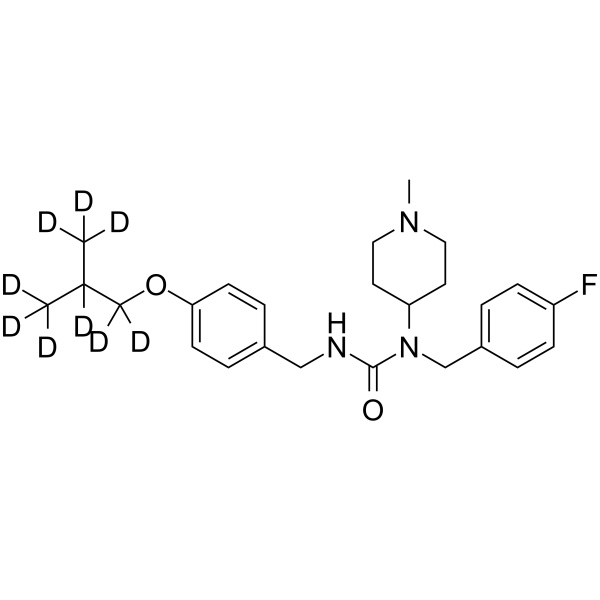 Pimavanserin-d9 Chemical Structure Pimavanserin-d9(Synonyms: ACP-103-d9)