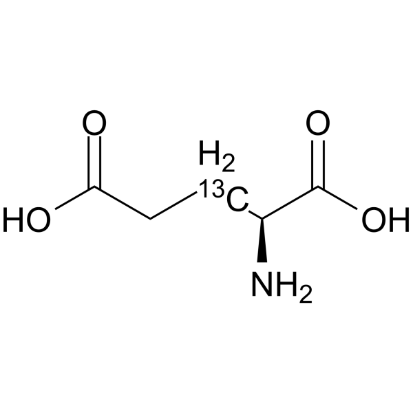 L-Glutamic acid-13C Chemical Structure L-Glutamic acid-13C(Synonyms: L-谷氨酸 13C)