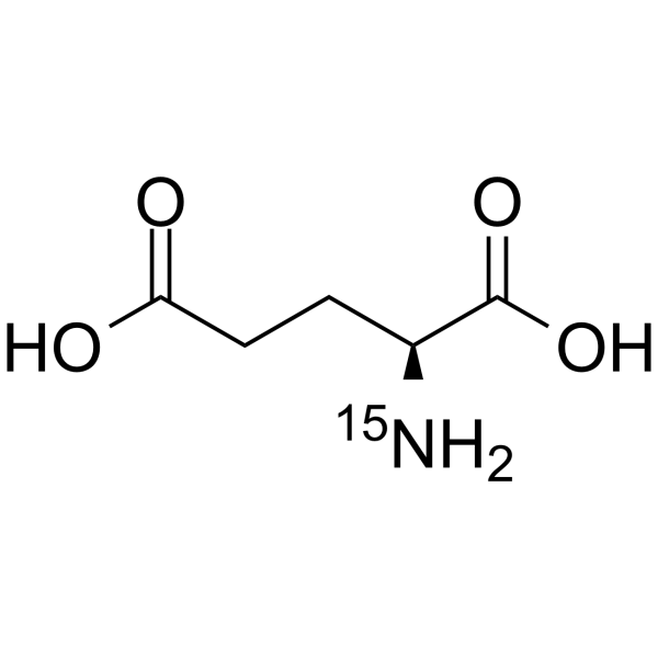 L-Glutamic acid-15N Chemical Structure L-Glutamic acid-15N(Synonyms: L-谷氨酸 15N)
