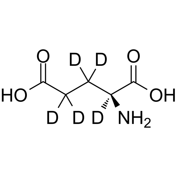 L-Glutamic acid-d5 Chemical Structure L-Glutamic acid-d5(Synonyms: L-谷氨酸 d5)
