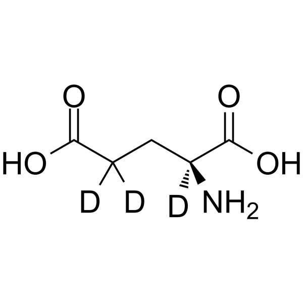 L-Glutamic acid-d3 Chemical Structure L-Glutamic acid-d3(Synonyms: L-谷氨酸 d3)