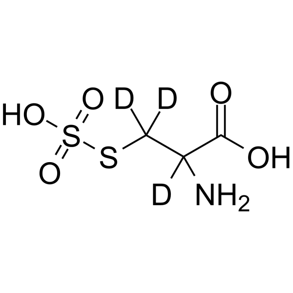 S-Sulfo-DL-cysteine-2,3,3-d3 Chemical Structure S-Sulfo-DL-cysteine-2,3,3-d3