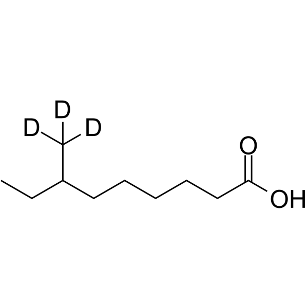 (±)-7-Methyl-nonanoic acid-d3 Chemical Structure (±)-7-Methyl-nonanoic acid-d3