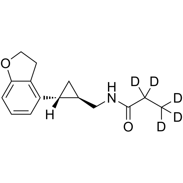 Tasimelteon-d5 Chemical Structure Tasimelteon-d5(Synonyms: BMS-214778-d5; VEC-162-d5)