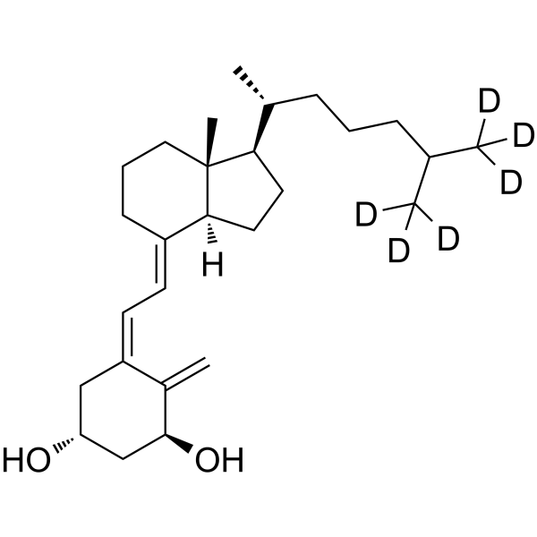 Alfacalcidol-d6 Chemical Structure Alfacalcidol-d6