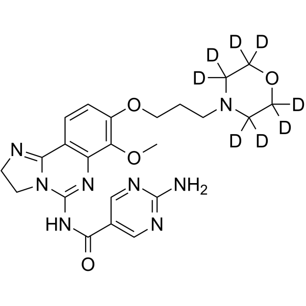 Copanlisib-d8 Chemical Structure Copanlisib-d8(Synonyms: BAY 80-6946-d8)