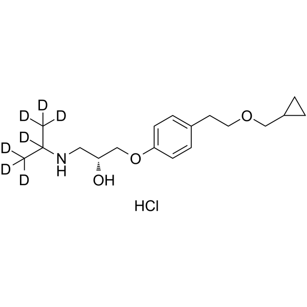 (R)-Betaxolol-d7 hydrochloride Chemical Structure (R)-Betaxolol-d7 hydrochloride