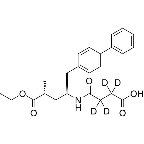 Sacubitril-d4 Chemical Structure Sacubitril-d4(Synonyms: AHU-377-d4)