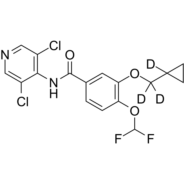 Roflumilast-d3 Chemical Structure Roflumilast-d3