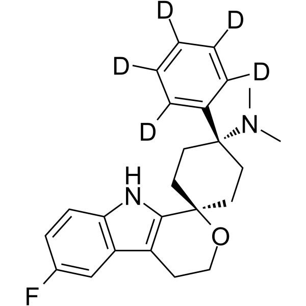 Cebranopadol-d5 Chemical Structure Cebranopadol-d5(Synonyms: GRT6005-d5)