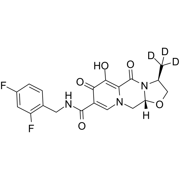 Cabotegravir-d3 Chemical Structure Cabotegravir-d3(Synonyms: GSK-1265744-d3; S/GSK1265744-d3)