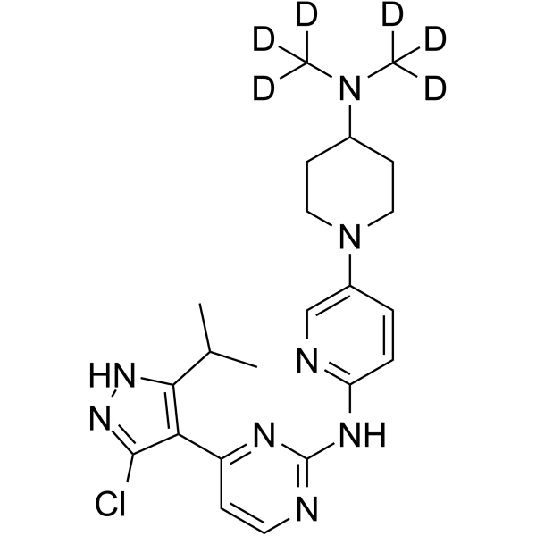 CDK4-IN-1-d6 Chemical Structure CDK4-IN-1-d6