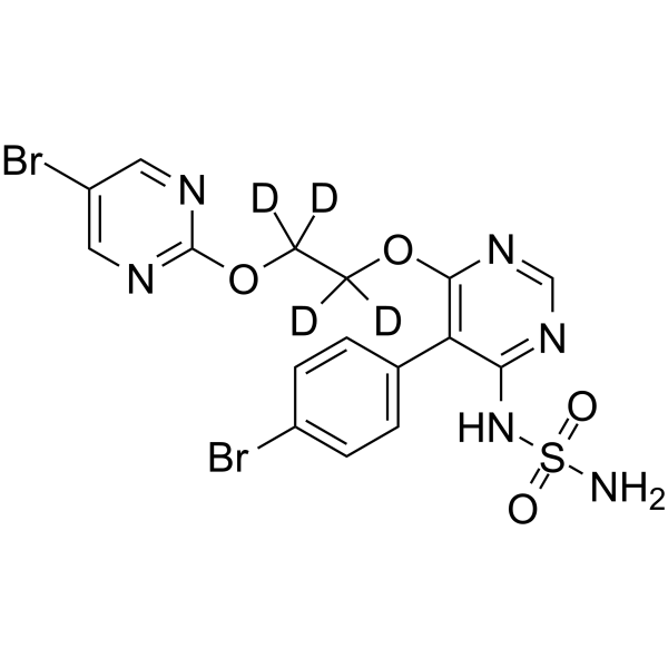 Aprocitentan D4 Chemical Structure Aprocitentan D4(Synonyms: ACT-132577 D4)
