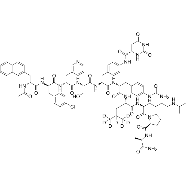 Degarelix-d7 Chemical Structure Degarelix-d7
