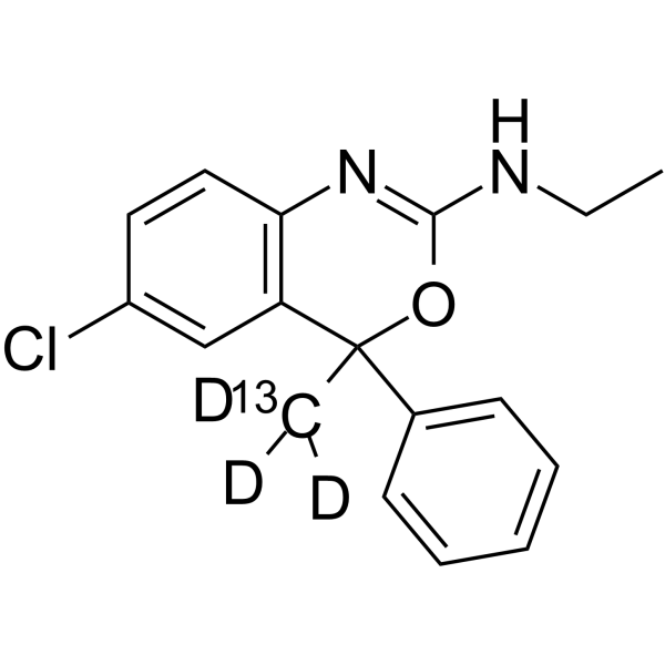 Etifoxine-13C,d3 Chemical Structure Etifoxine-13C,d3(Synonyms: 艾替伏辛 13C-d3)