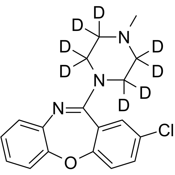 Loxapine-d8 Chemical Structure Loxapine-d8