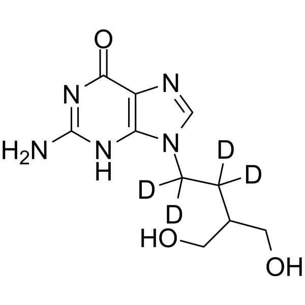 Penciclovir-d4 Chemical Structure Penciclovir-d4(Synonyms: BRL 39123-d4; VSA 671-d4)