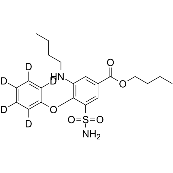 Bumetanide-d5 Butyl Ester(Synonyms: 布美他尼 d5 Butyl Ester)