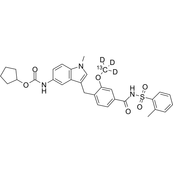 Zafirlukast-13C,d3(Synonyms: ICI 204219-13C,d3)