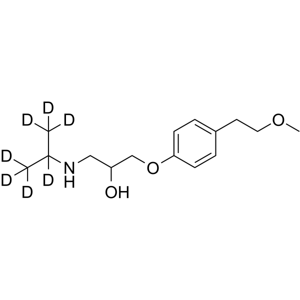 Metoprolol-d7 Chemical Structure Metoprolol-d7(Synonyms: 美托洛尔 d7)