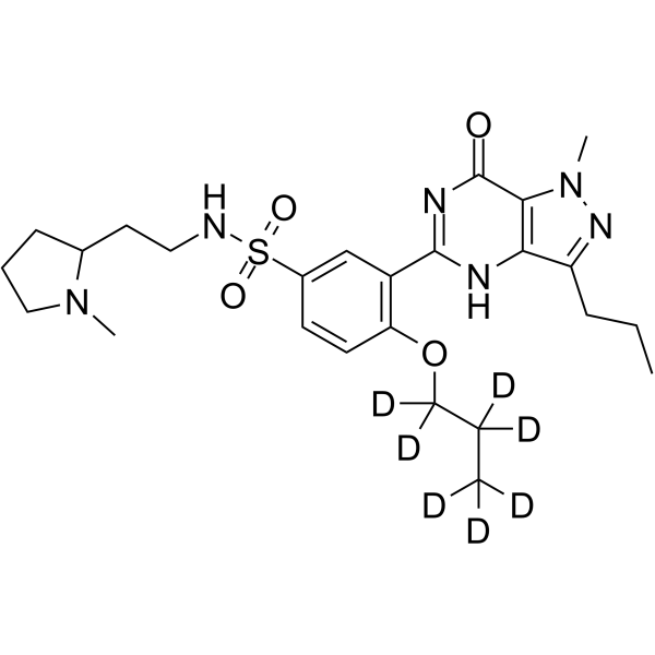 Udenafil-d7(Synonyms: 乌地那非 d7)