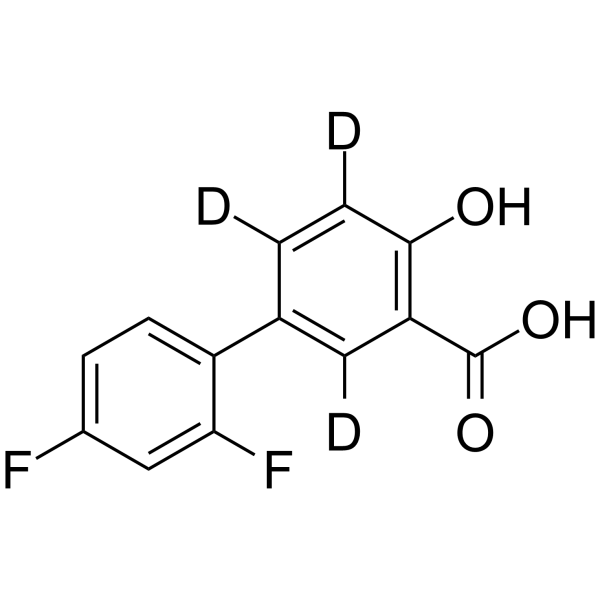 Diflunisal-d3 Chemical Structure Diflunisal-d3(Synonyms: MK-647-d3)